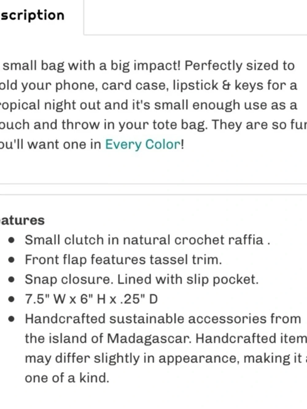Mar y Sol Coral Raffia Crochet Fringe Clutch Handmade Woven Envelope Purse